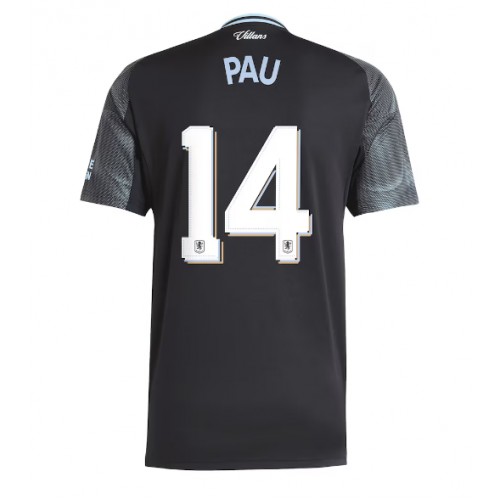 Fotballdrakt Herre Aston Villa Pau Torres #14 Bortedrakt 2025-26 Kortermet